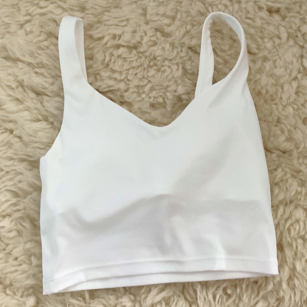 aerie xs tank top, white